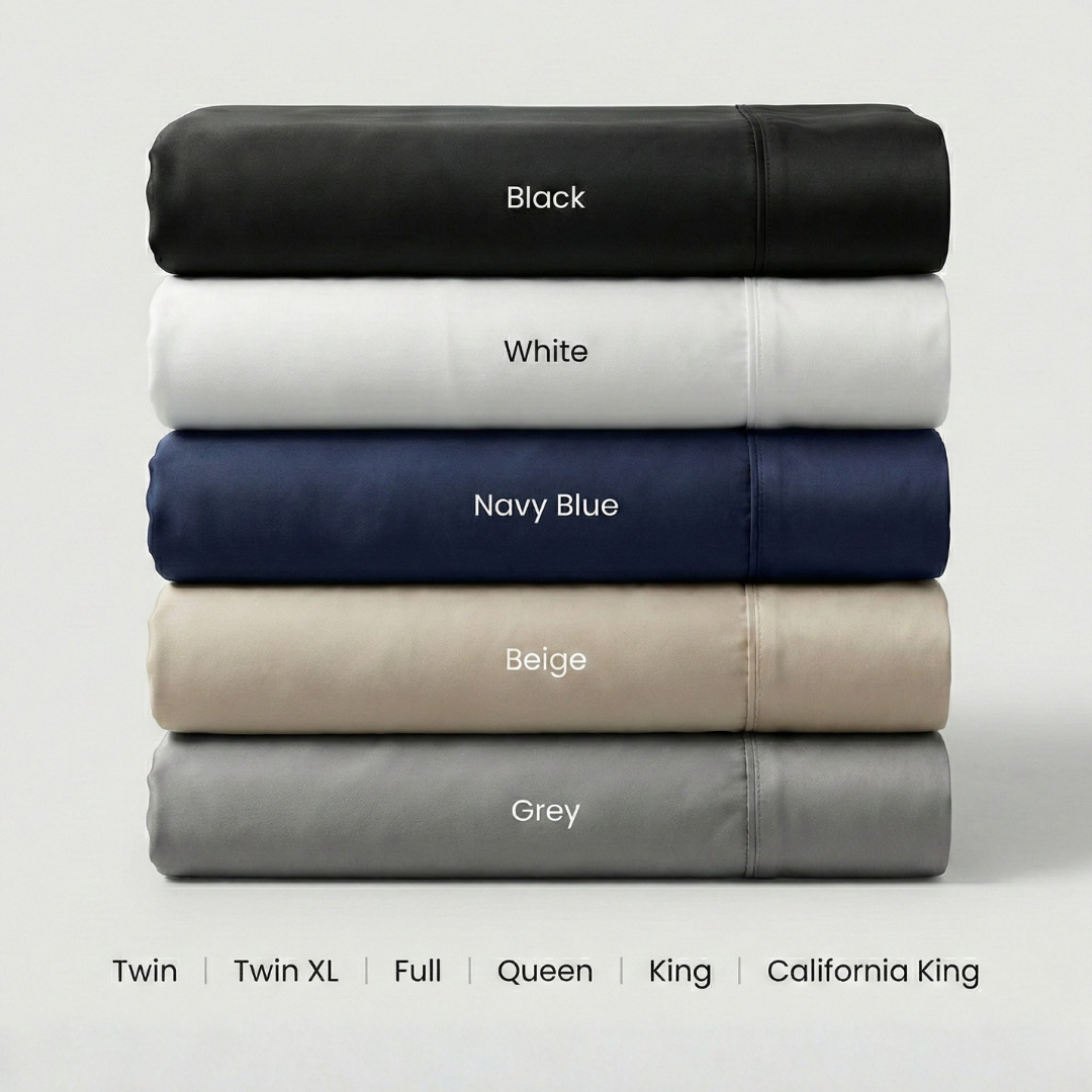 Bamboo Bed Sheets - 4pcs Set