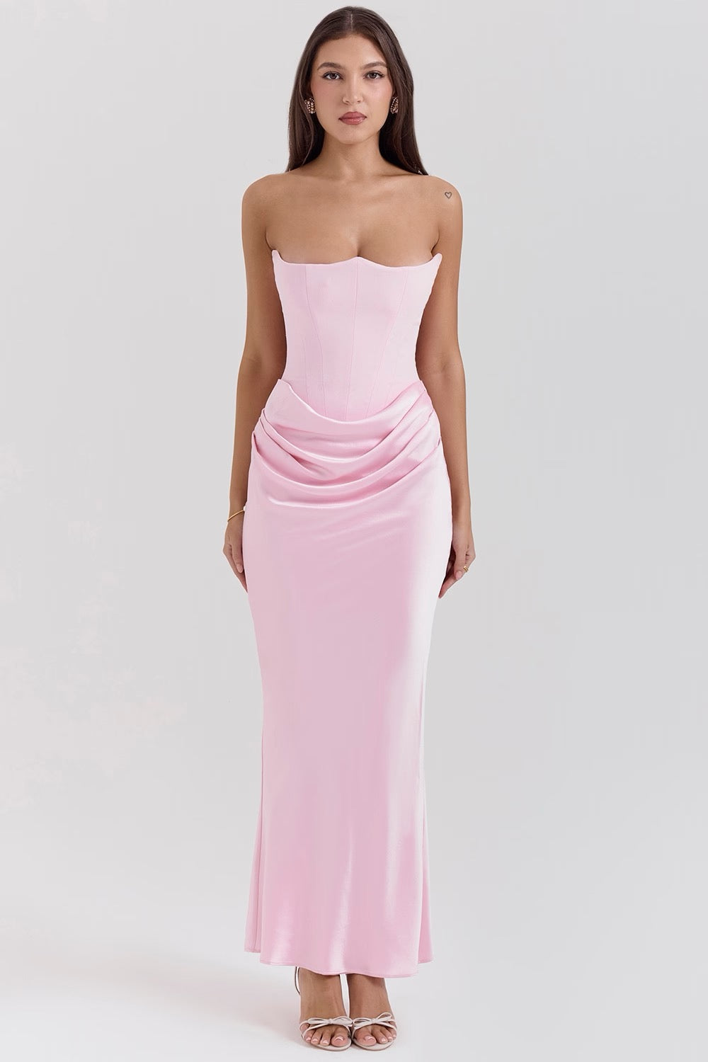 Anais Satin Maxi Dress