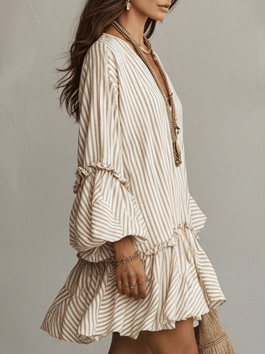 Celestine Ruffle Mini Dress