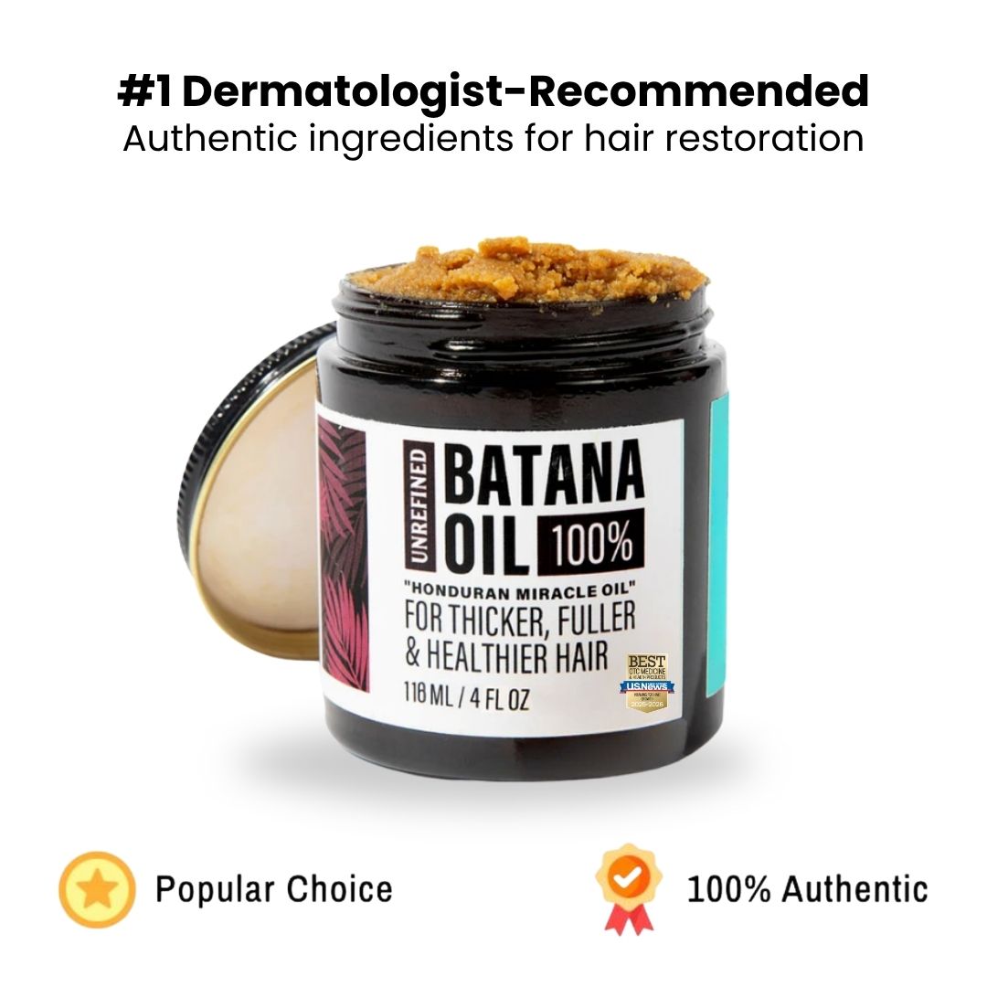 Pure Batana Oil #1 Authentic Hair Growth & Repair Oil from Honduras