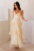 Arabella Yellow Maxi Dress