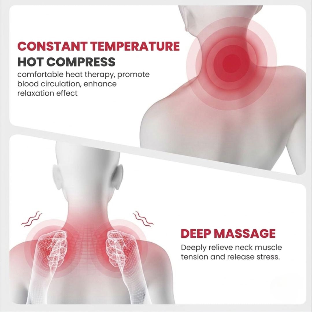 Lumera 3-in-1 Neck Massager Pillow