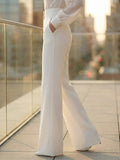 Mahault White Trousers