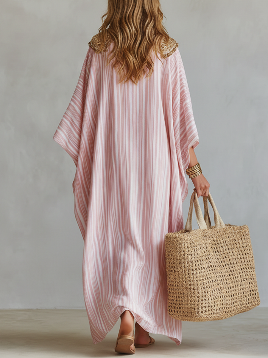 Beatrice Pink Maxi Dress