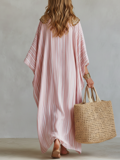 Beatrice Pink Maxi Dress