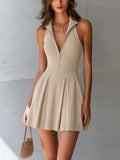 Juno Knit Pleated Mini Dress