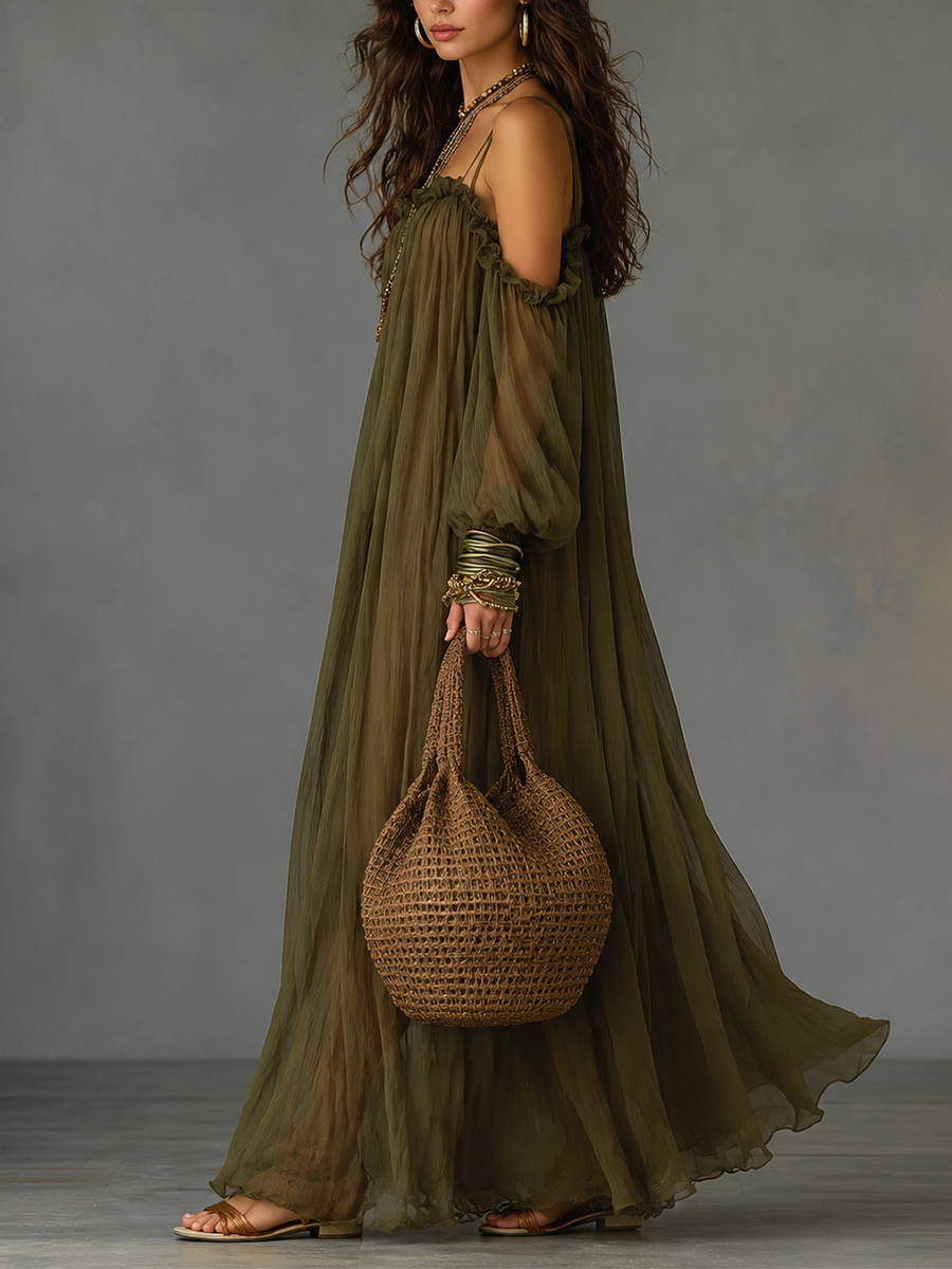 Margaux Off-Shoulder Maxi Dress