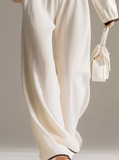 Verity White Knit Halter Co-ord Set