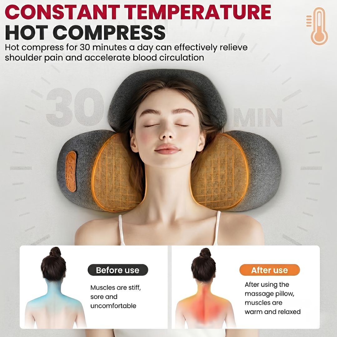 Lumera 3-in-1 Neck Massager Pillow