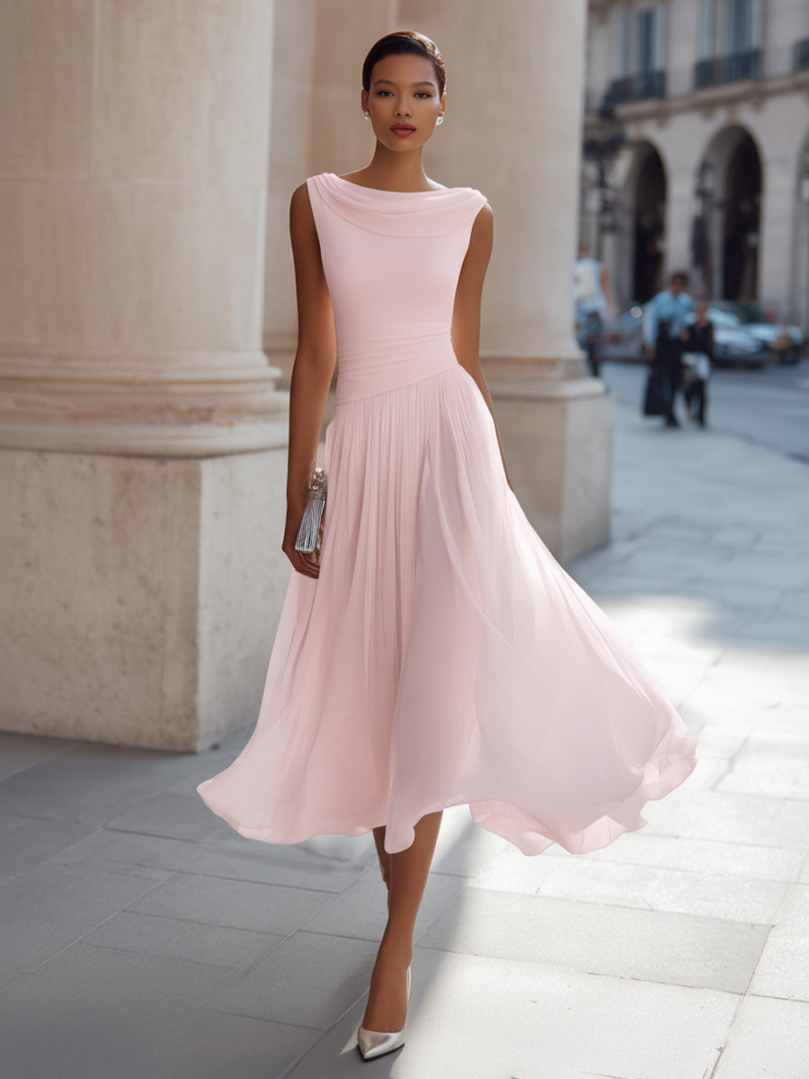 Eleonora Pleated Maxi Dress