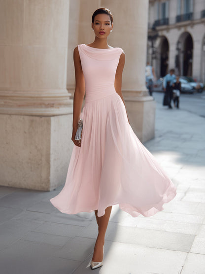 Eleonora Pleated Maxi Dress
