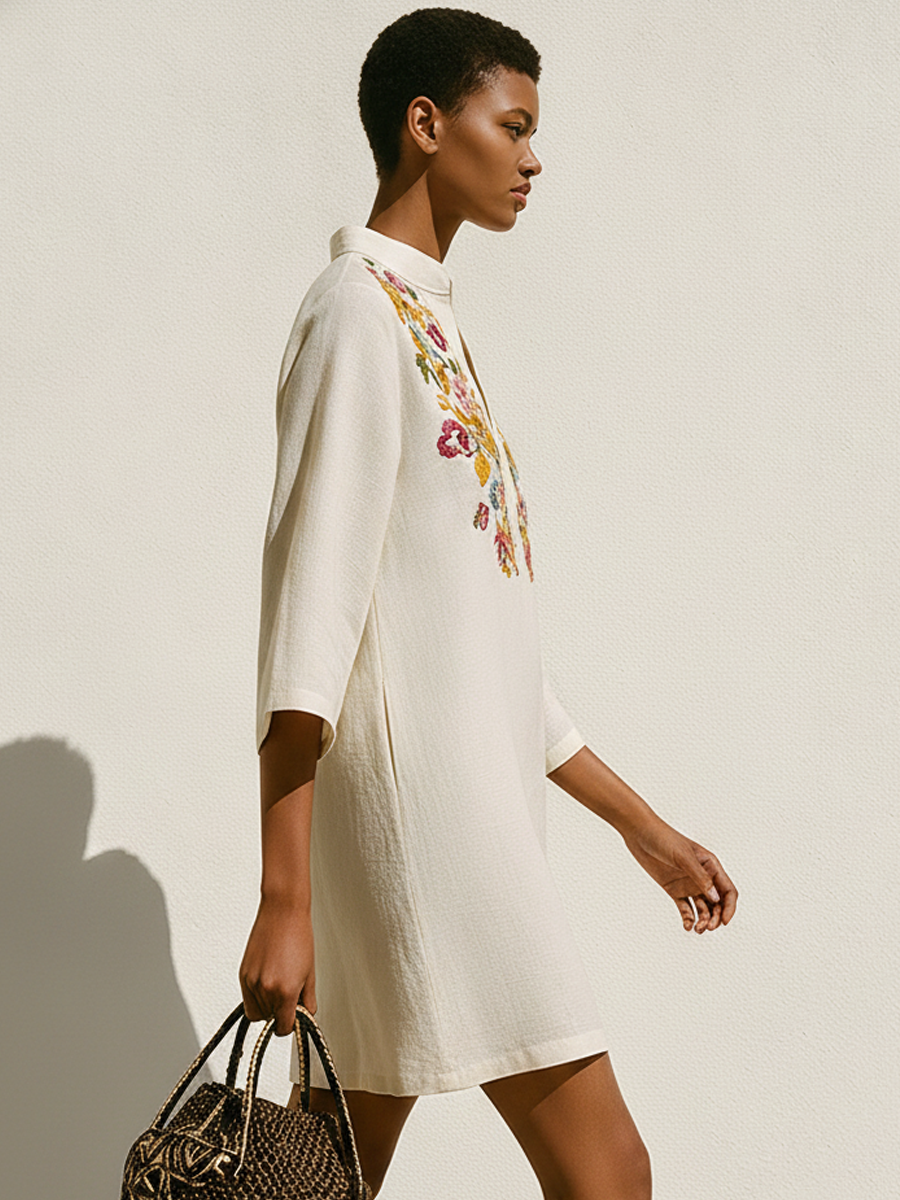 Tamsin Linen Mini Dress