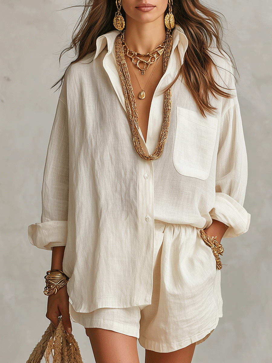 Delphine Linen Co-ord Set