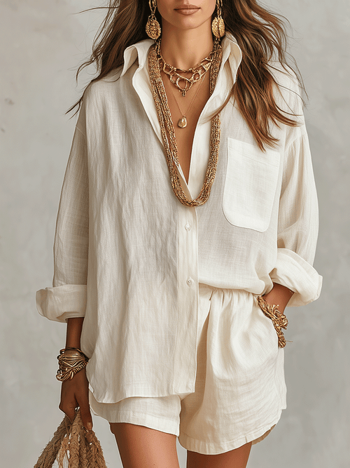 Delphine Linen Co-ord Set