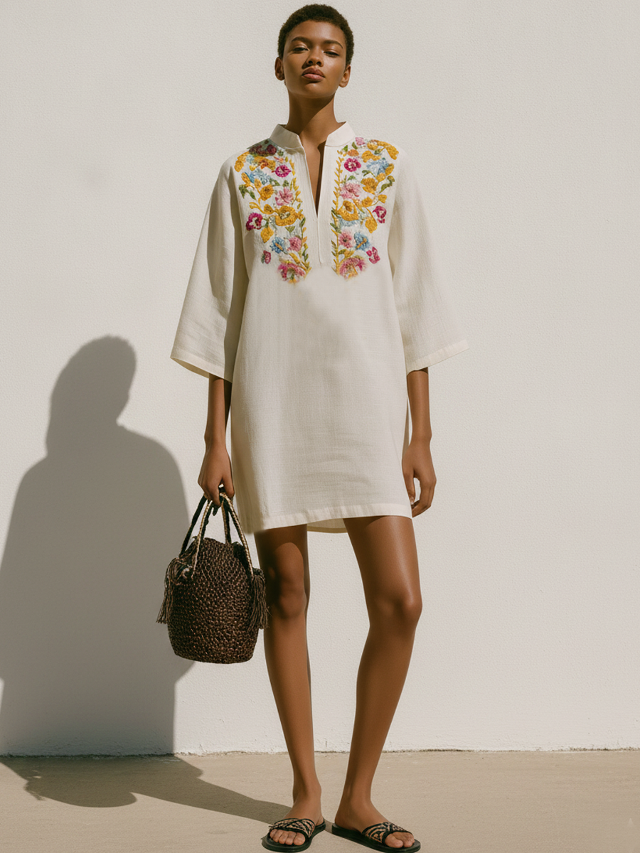 Tamsin Linen Mini Dress