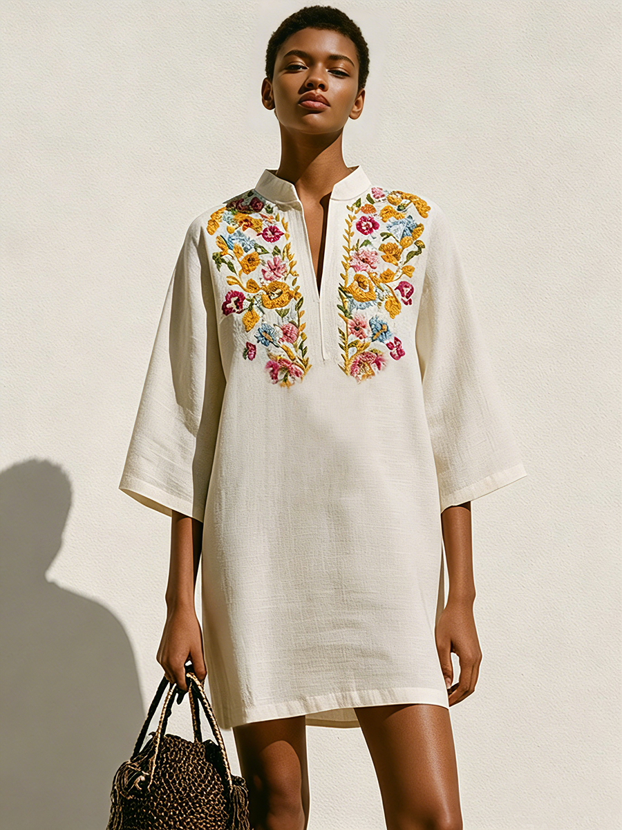 Tamsin Linen Mini Dress
