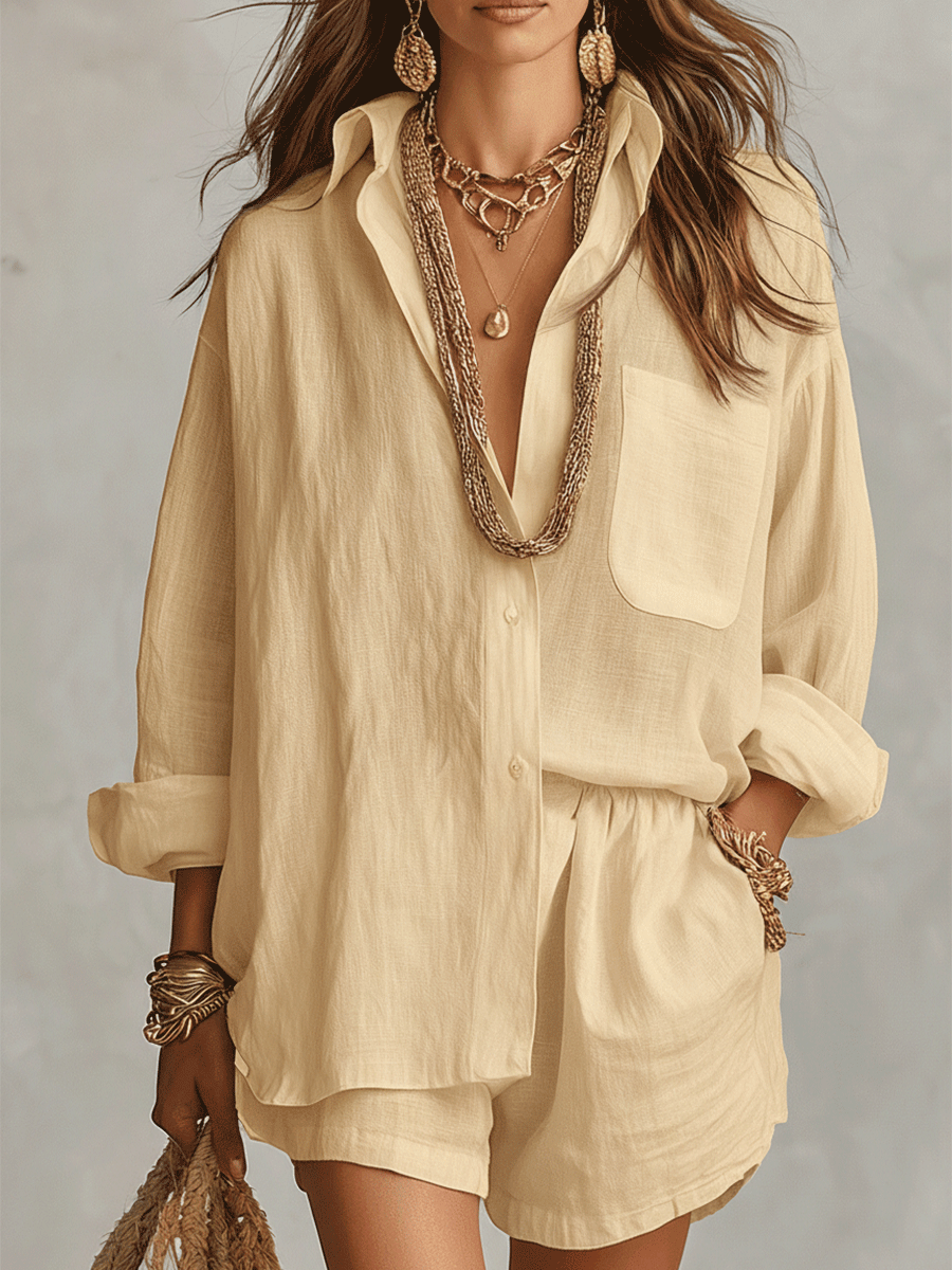 Delphine Linen Co-ord Set
