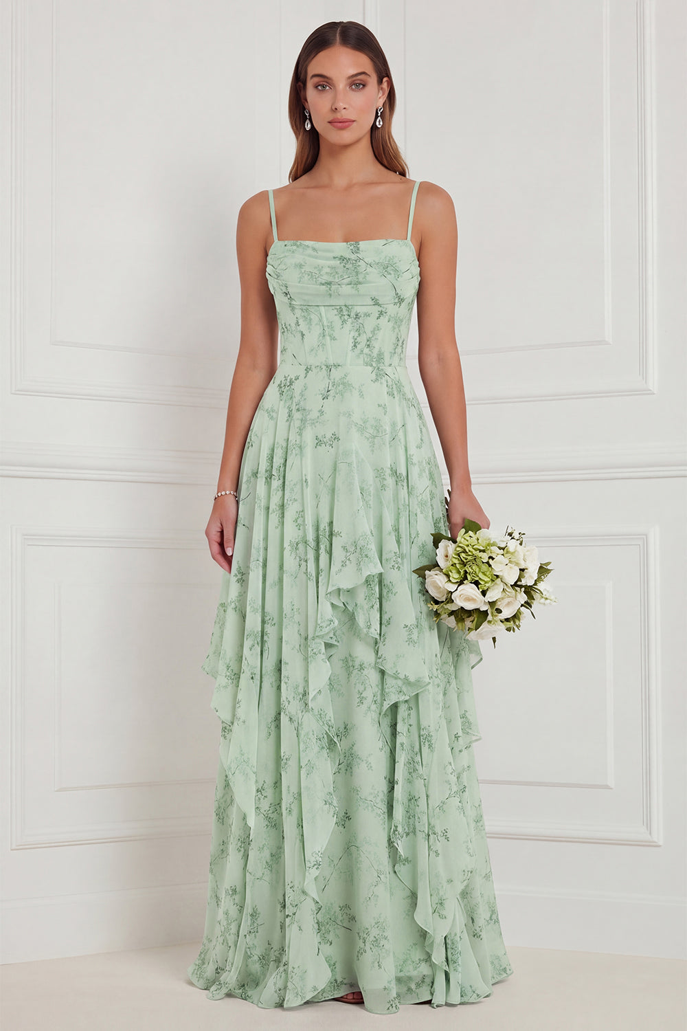 Wisteria Sage Floral Co-ord Set