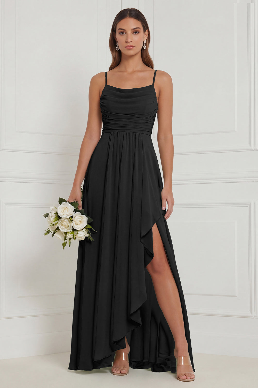 Heloise Sage Ruffle Dress