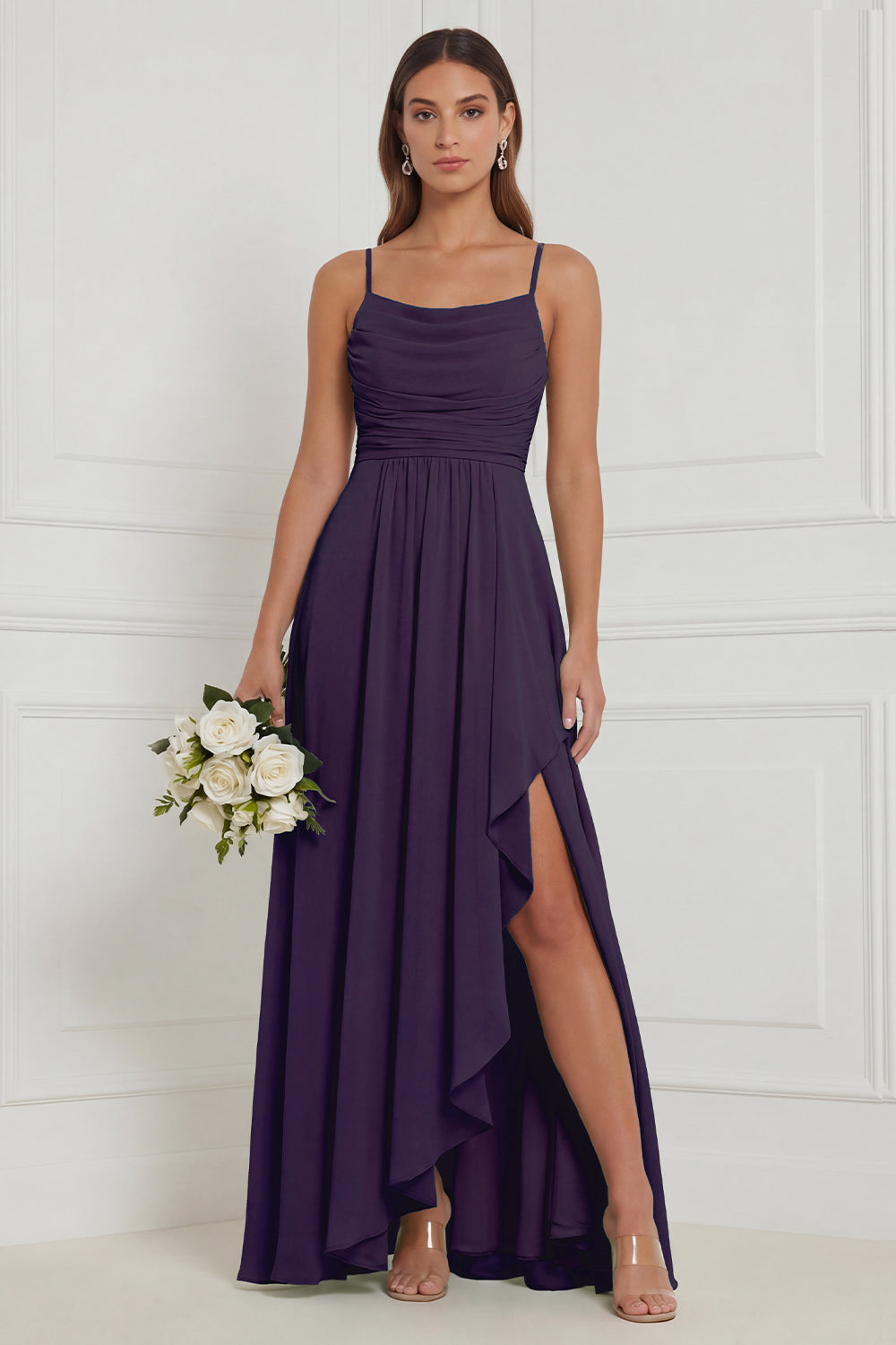 Heloise Sage Ruffle Dress