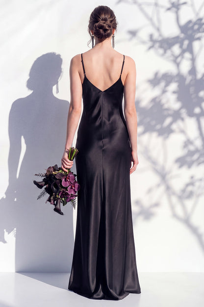 Rosabel Sage Satin Dress