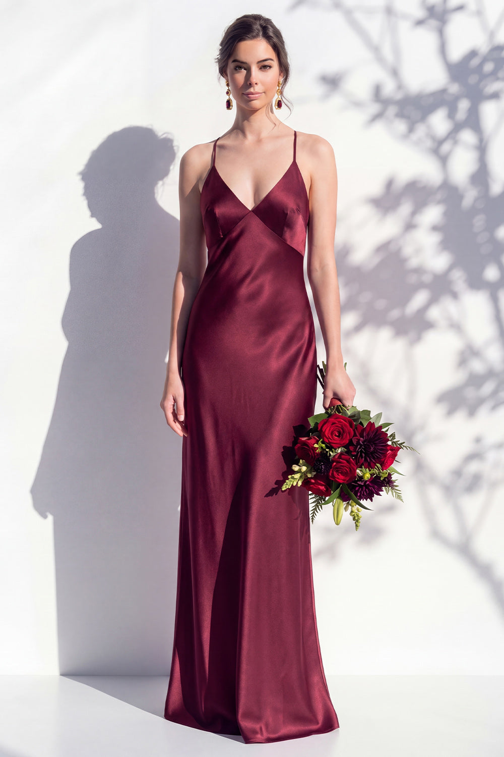 Rosabel Sage Satin Dress