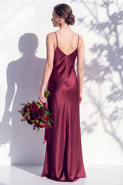 Rosabel Sage Satin Dress