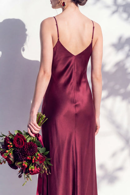 Rosabel Sage Satin Dress