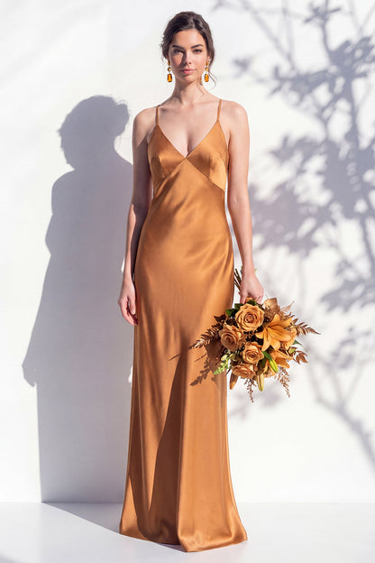 Rosabel Sage Satin Dress