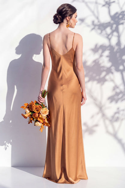 Rosabel Sage Satin Dress