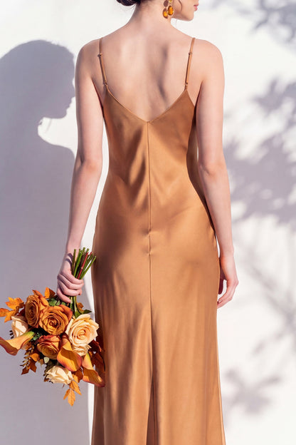 Rosabel Sage Satin Dress
