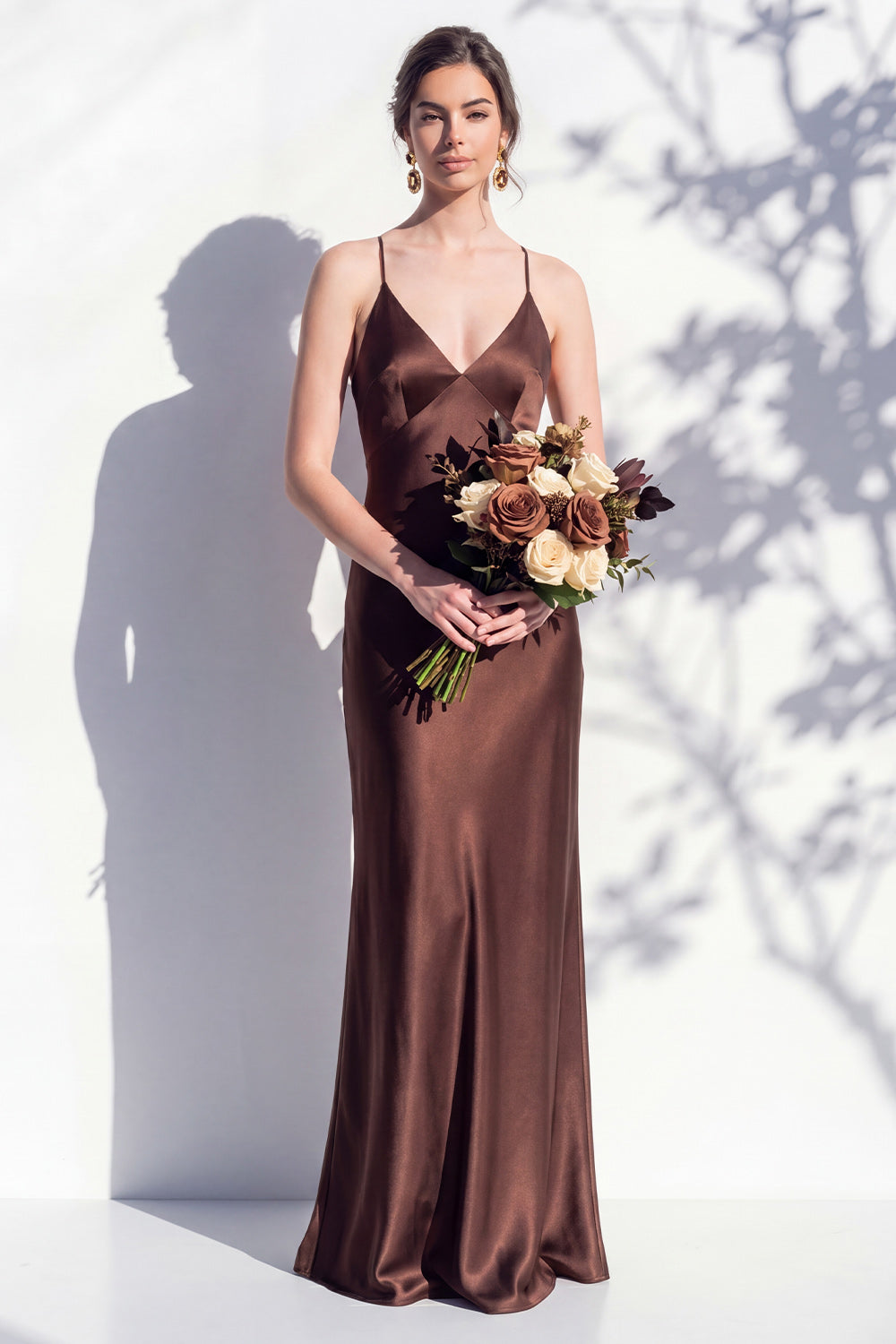 Rosabel Sage Satin Dress