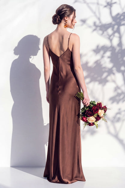 Rosabel Sage Satin Dress