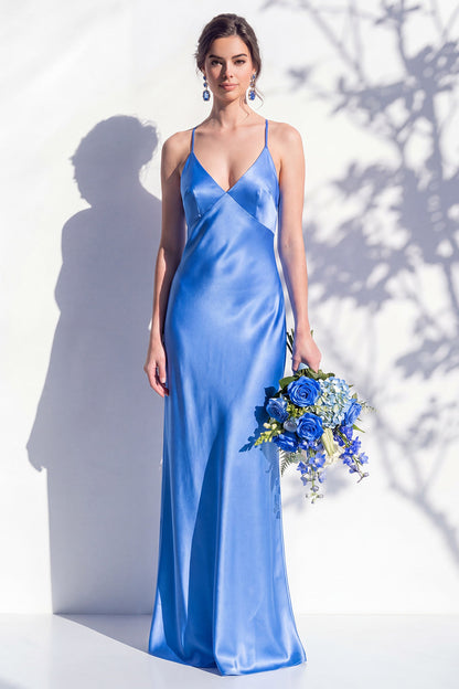 Rosabel Sage Satin Dress