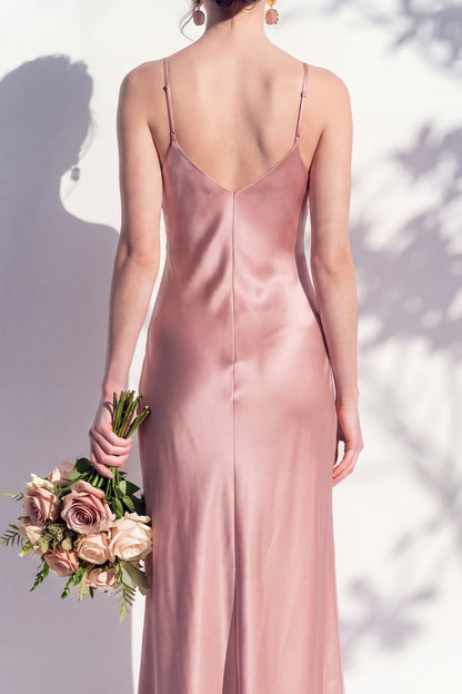 Rosabel Sage Satin Dress