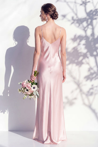 Rosabel Sage Satin Dress
