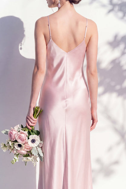 Rosabel Sage Satin Dress