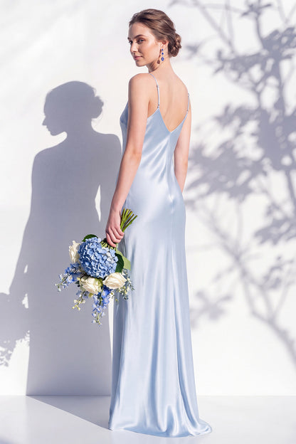 Rosabel Sage Satin Dress