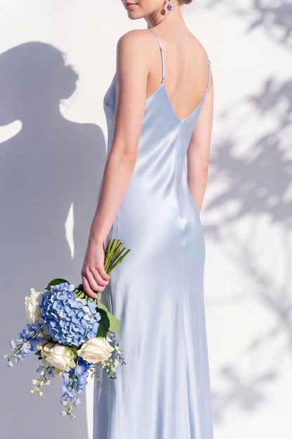 Rosabel Sage Satin Dress