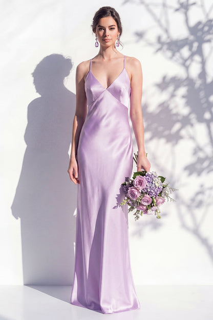 Rosabel Sage Satin Dress