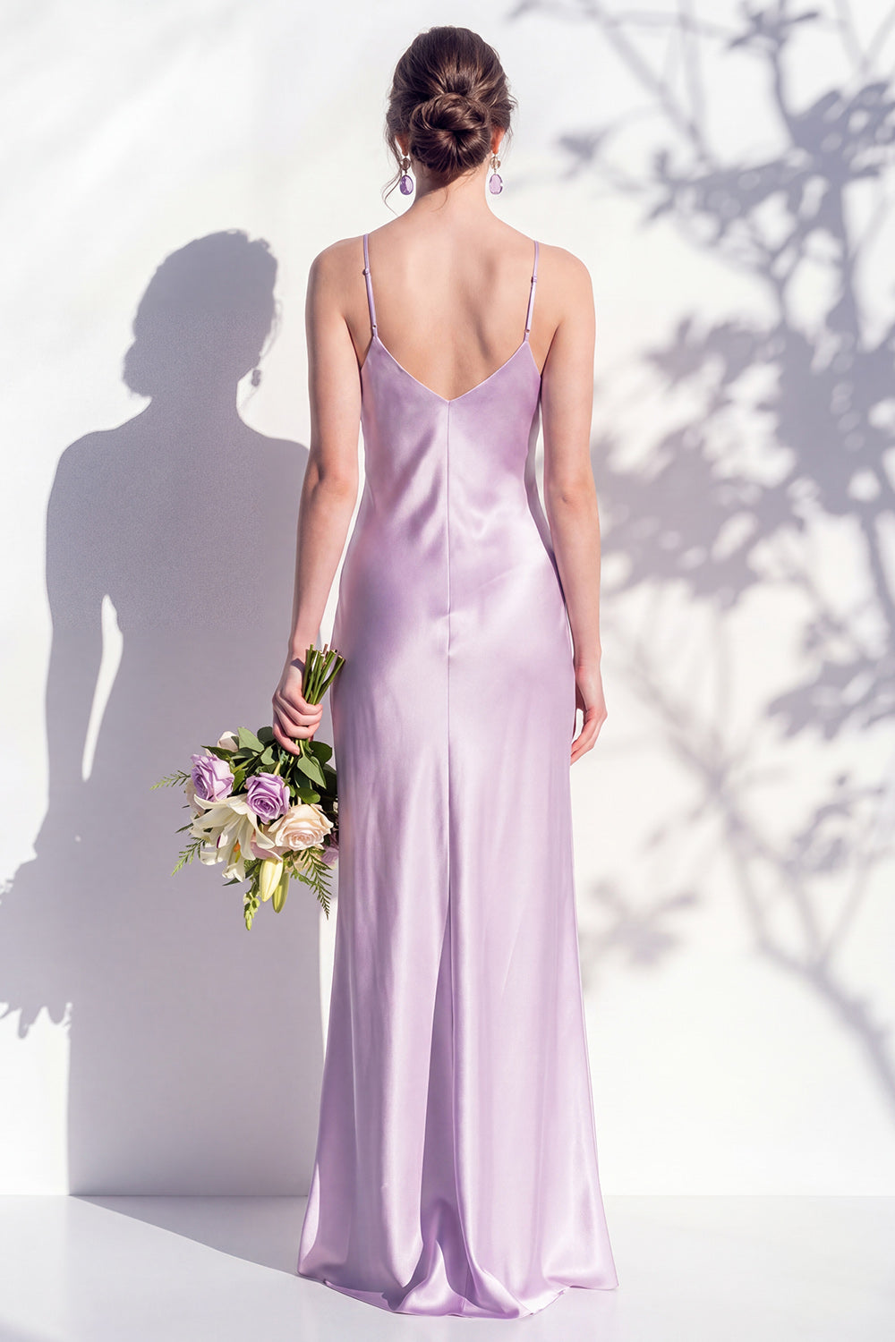 Rosabel Sage Satin Dress
