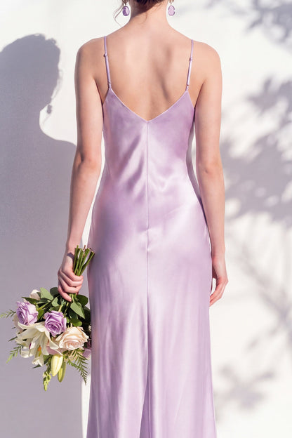 Rosabel Sage Satin Dress
