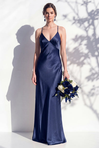 Rosabel Sage Satin Dress