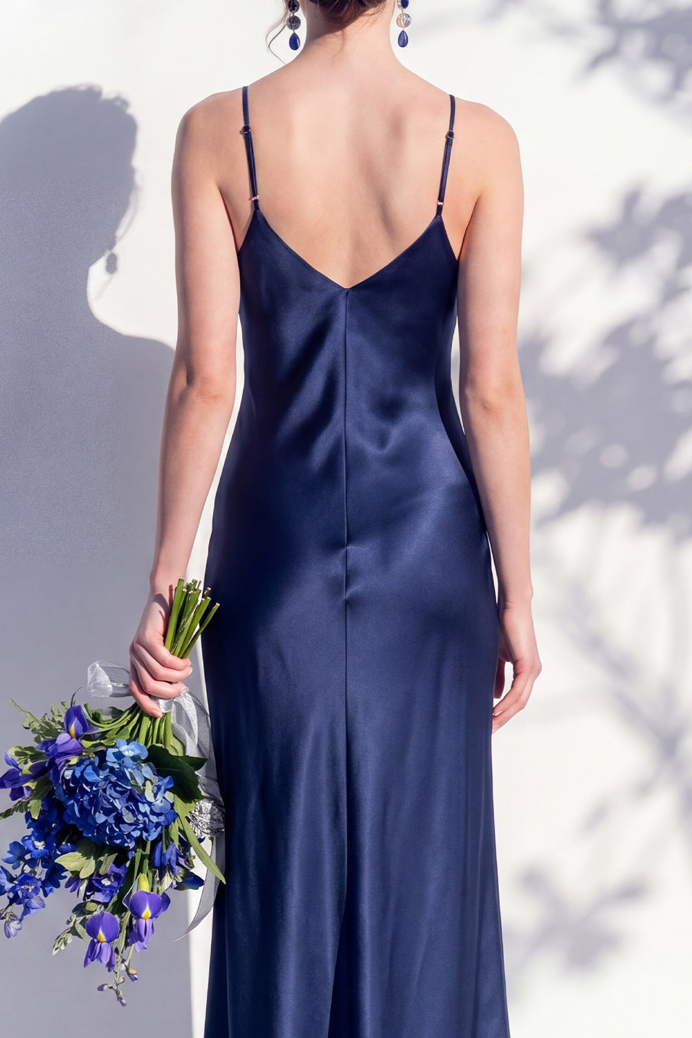 Rosabel Sage Satin Dress