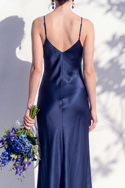 Rosabel Sage Satin Dress