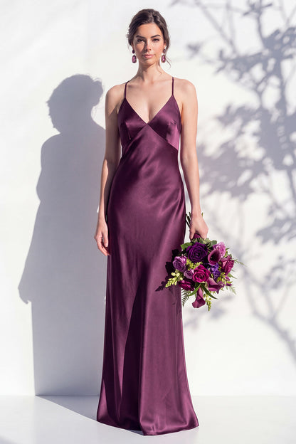 Rosabel Sage Satin Dress