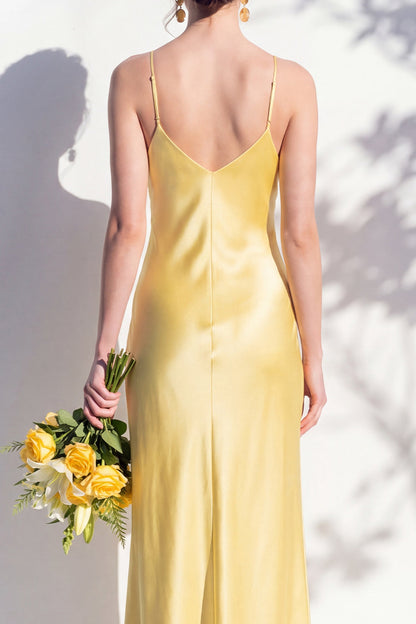 Rosabel Sage Satin Dress