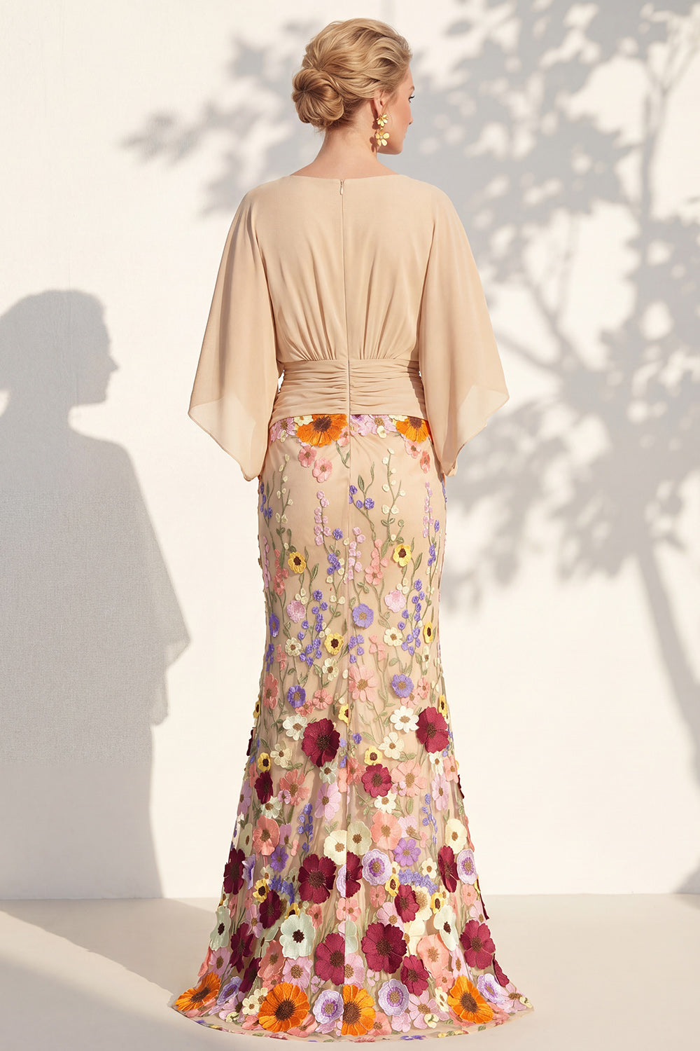 Severine Lilac V-Neck Dress