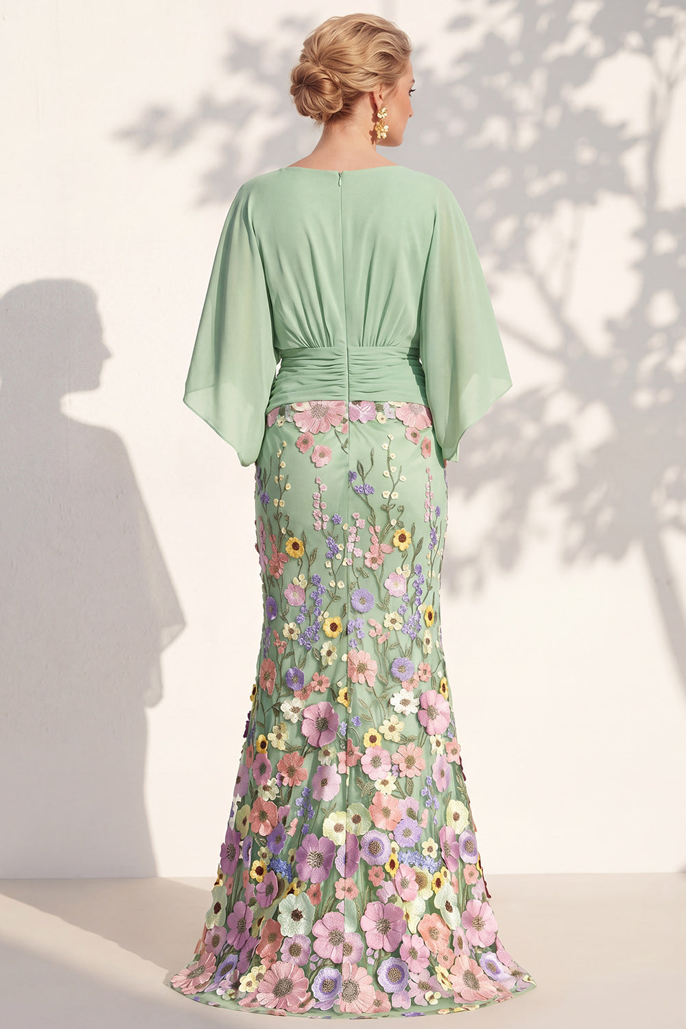 Severine Lilac V-Neck Dress