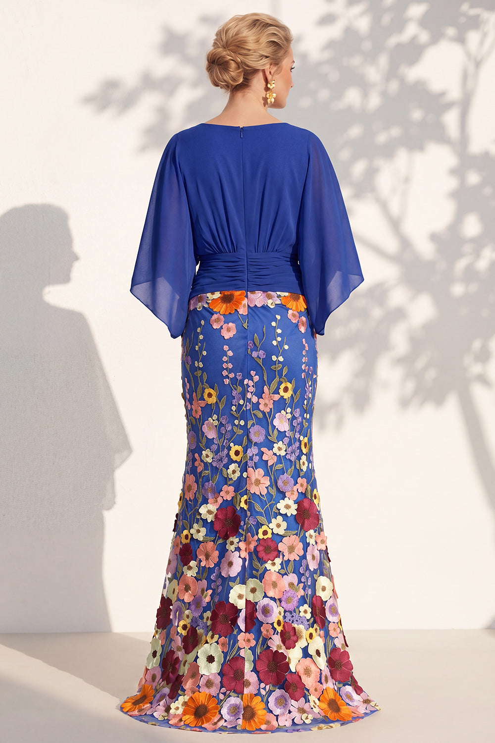 Severine Lilac V-Neck Dress